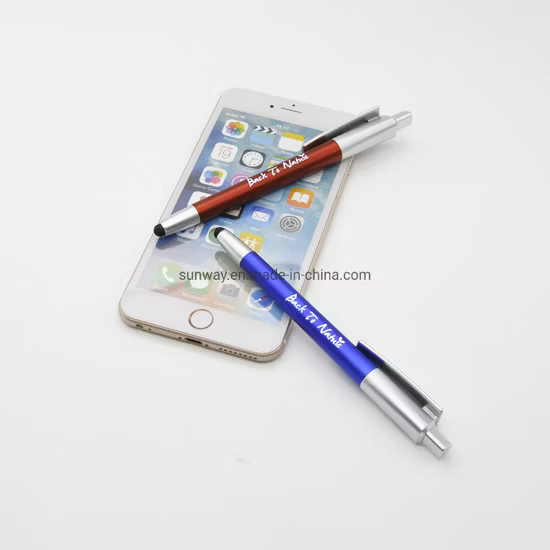 Promotion Multifunction Stylus LED Light Pen with Light up Logo